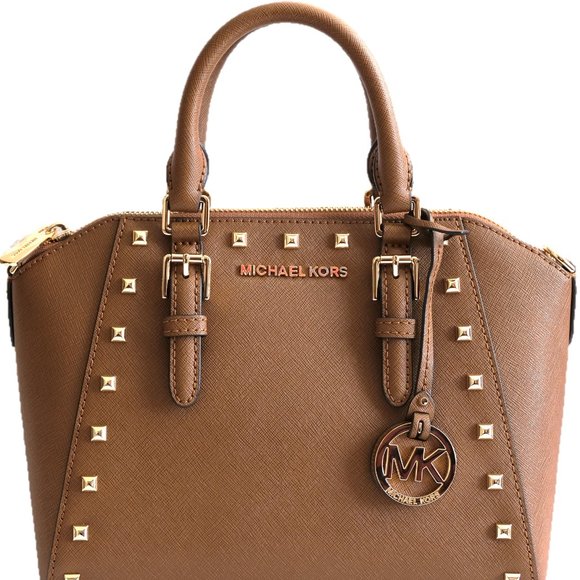 Michael Kors Ciara Studded Messenger HandBag - Picture 1 of 7